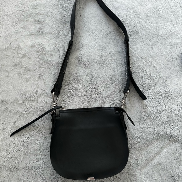 All Saints Captain Round Crossbody Bag - Picture 4 of 9